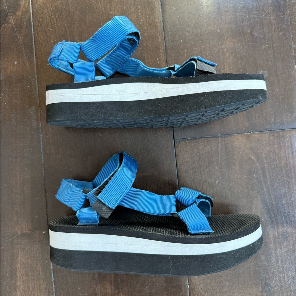 Teva Blue Adjustable Sandals